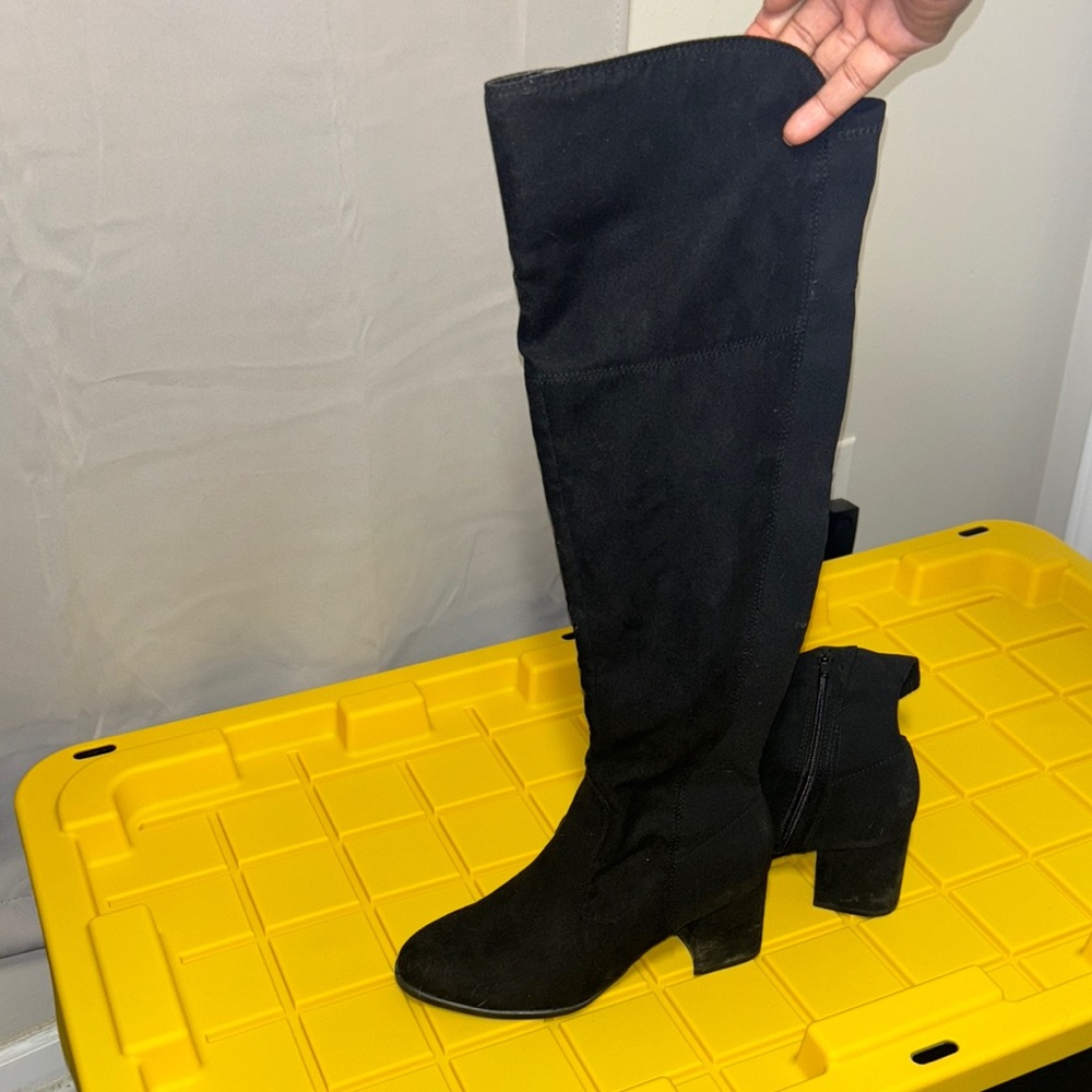 Unisa Black Over the Knee Boots